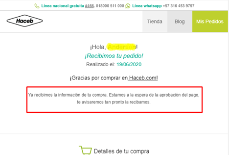 Paso 9 para comprar Haceb.com