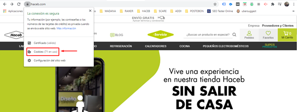 Cómo borrar cookies 2